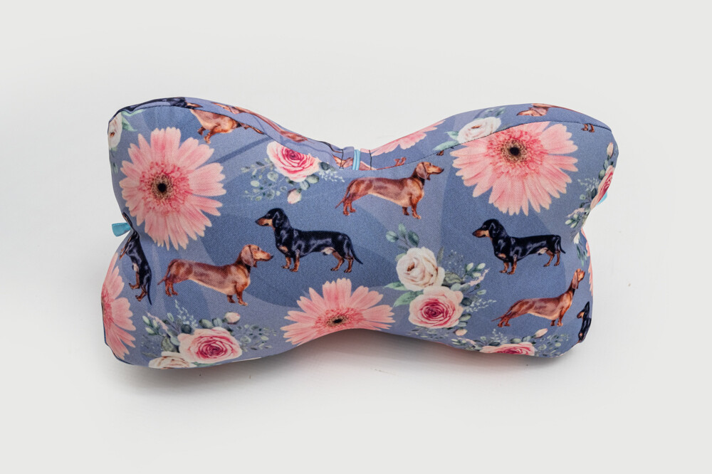 Neck Cushion 1 - Pink Flowers Neck Cushion 1 - Pink Flowers
