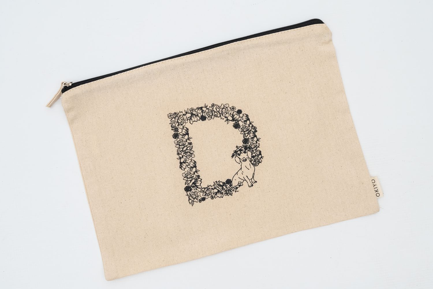 100% natural cotton Document Bag