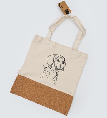 Cotton & Cork Shopper - Line Art Cotton & Cork Shopper - Line Art