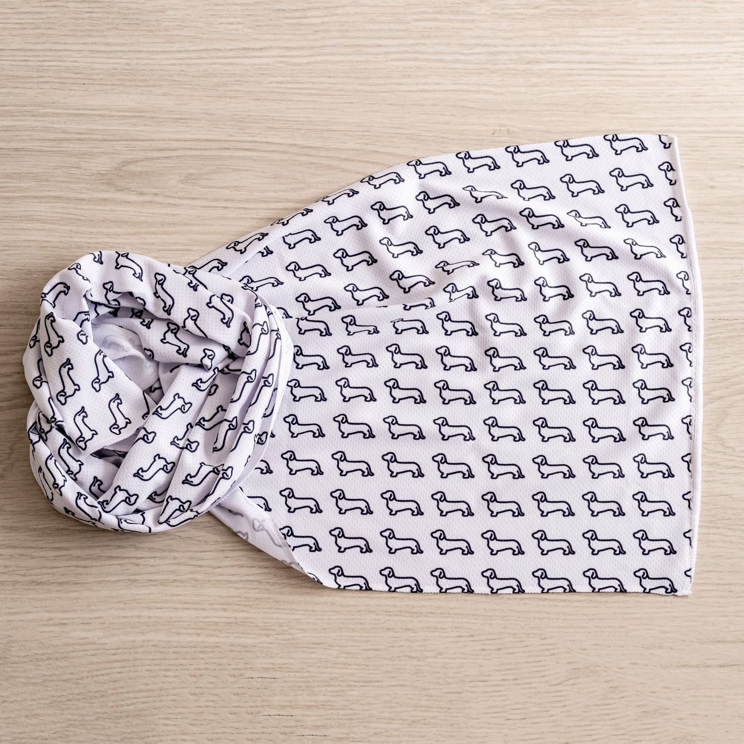 Neck Cooling Towel - Black & White Neck Cooling Towel - Black & White