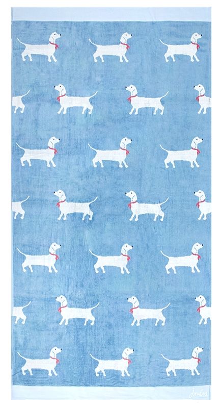 Joules Beach Towel Blue Joules Beach Towel Blue