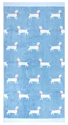Joules Beach Towel  Blue