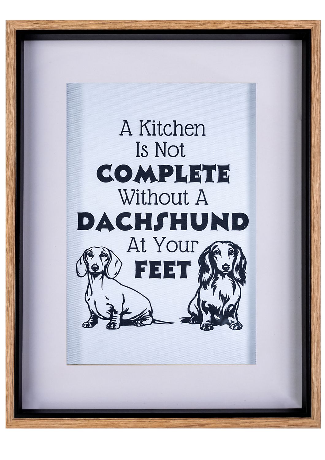 Framed Print 1 - Black & Wood Frame