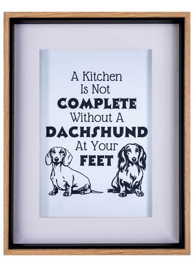 Framed Print 1 - Black & Wood Frame