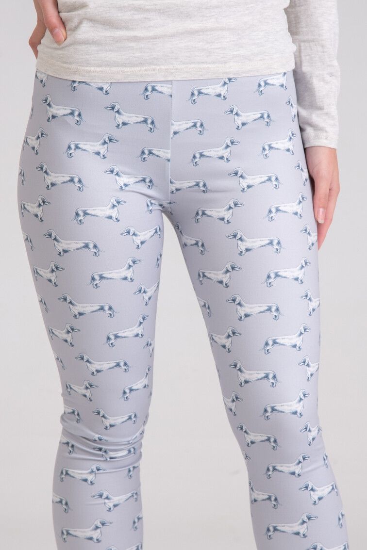 Leggings Grey - Mid length Leggings Grey - Mid length