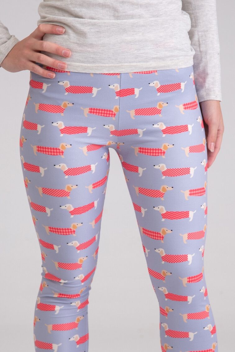 Leggings Dogs in coats - Mid length Leggings Dogs in coats - Mid length