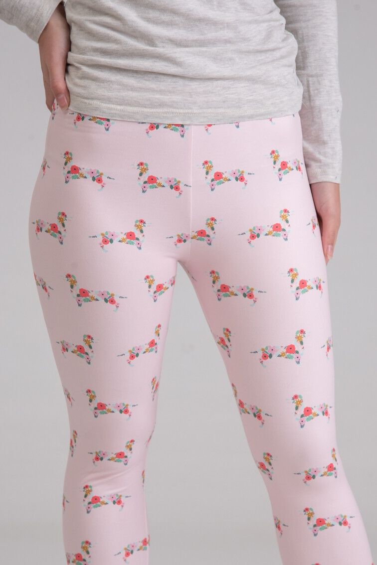 Leggings - Pale pink - Mid length Leggings - Pale pink - Mid length