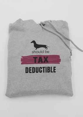 Hoodie - Dachshunds should be tax deductible - MEDIUM