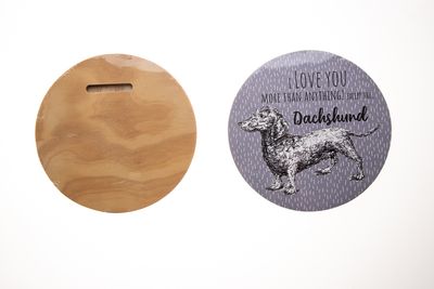 Circular Wooden wall decor - I Love You