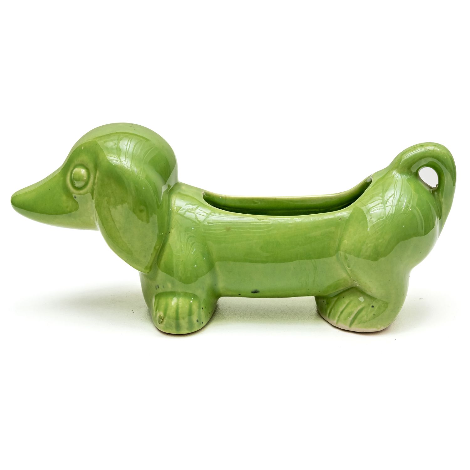 Lucia Ware Dachshund - Lime Green 1
