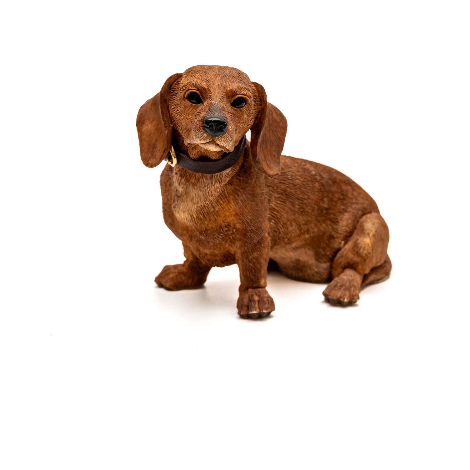 Vintage Barkers Dolly Dachshund Dog Ornament - Brown