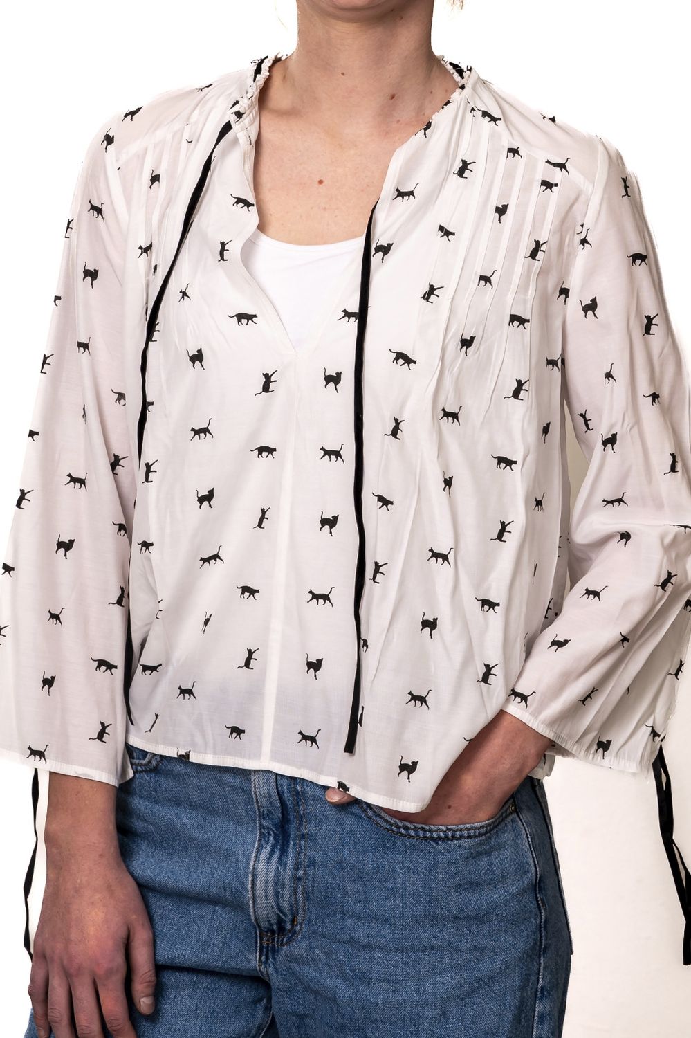 Zara Cat Blouse