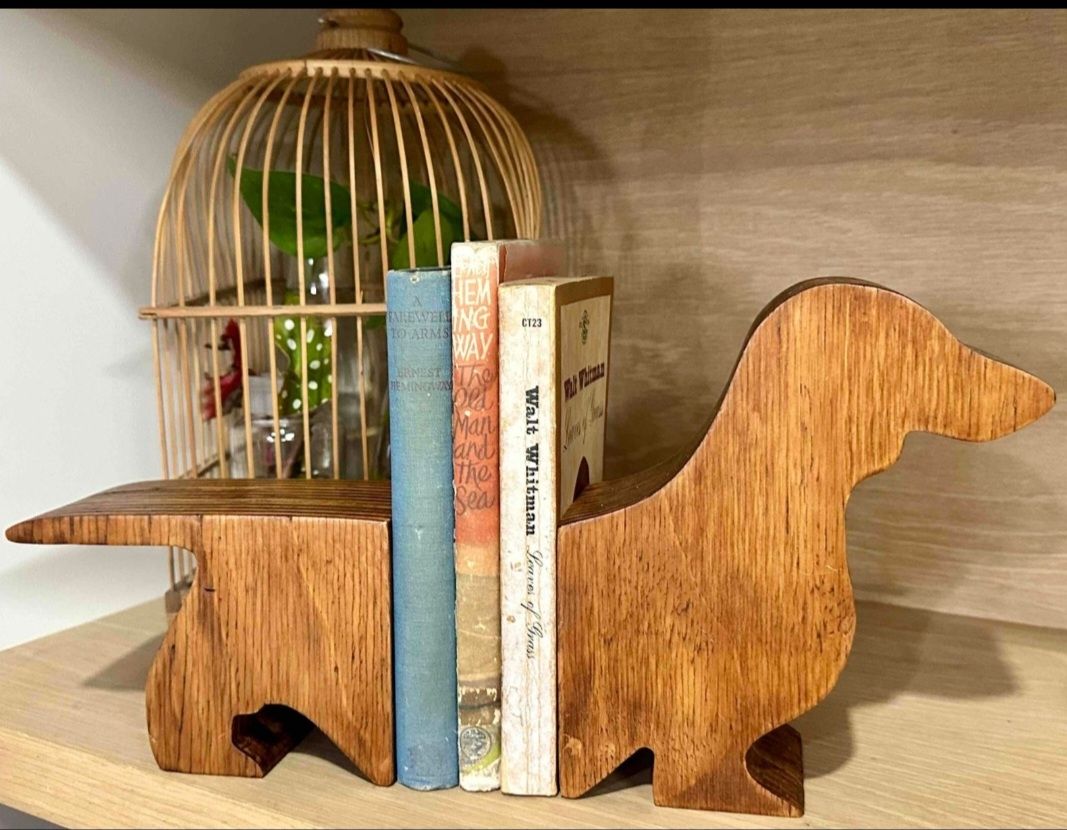 Wooden Bookends