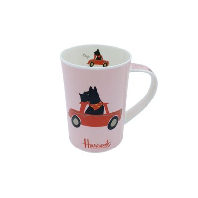 Harrods Of Knightsbridge Fine Bone China Scottie Dog Coffee/Tea Mug