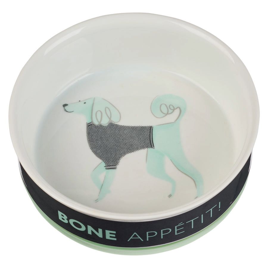 Bone Appetit! Grey Small Ceramic Bowl - Small
