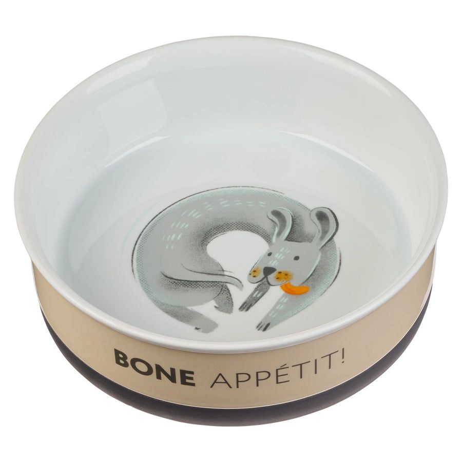Bone Appetit! Ceramic Pet Bowl - Large