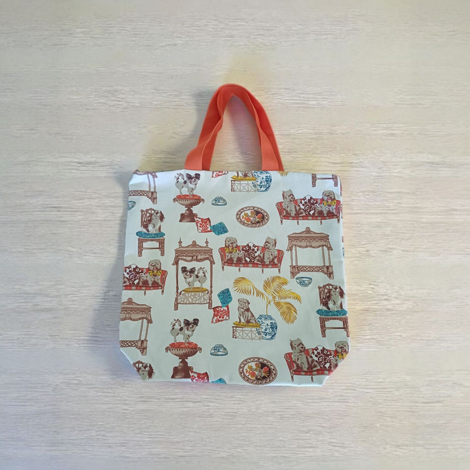 Quirky Dog print Tote Bag