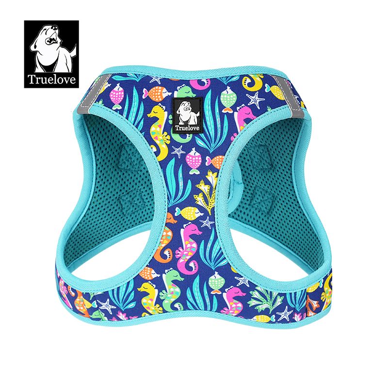 Truelove Easy Fit Quick-Release Pet Harness - Blue Atoll - Medium