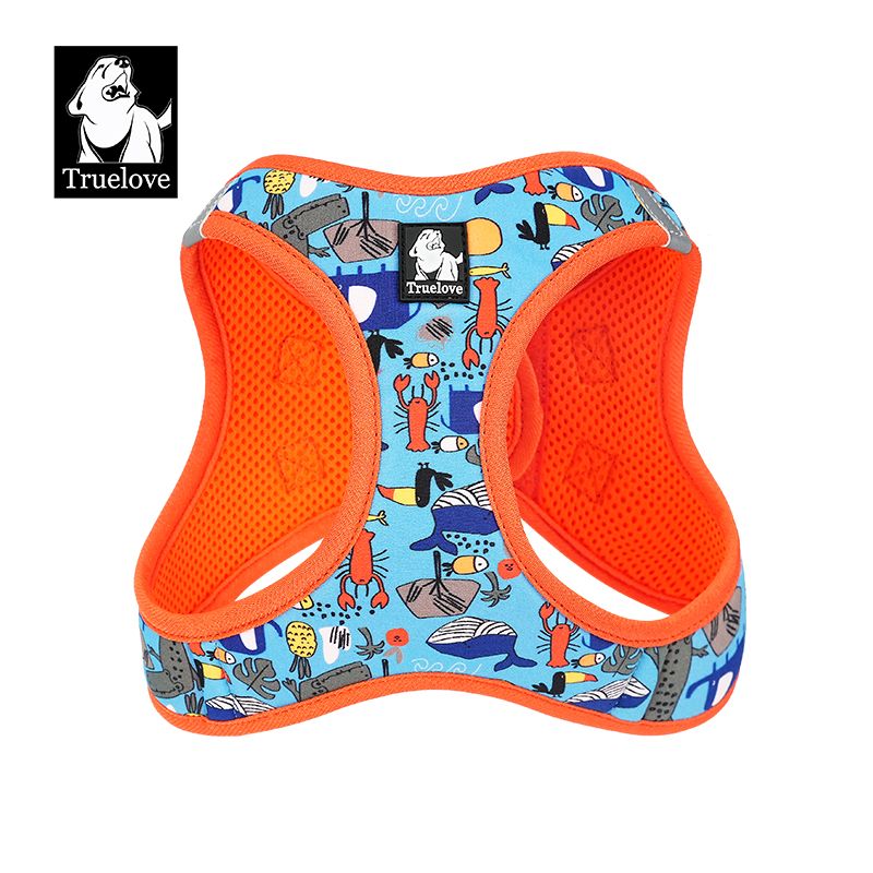Truelove Easy Fit Quick-Release Pet Harness - Firecracker - Medium