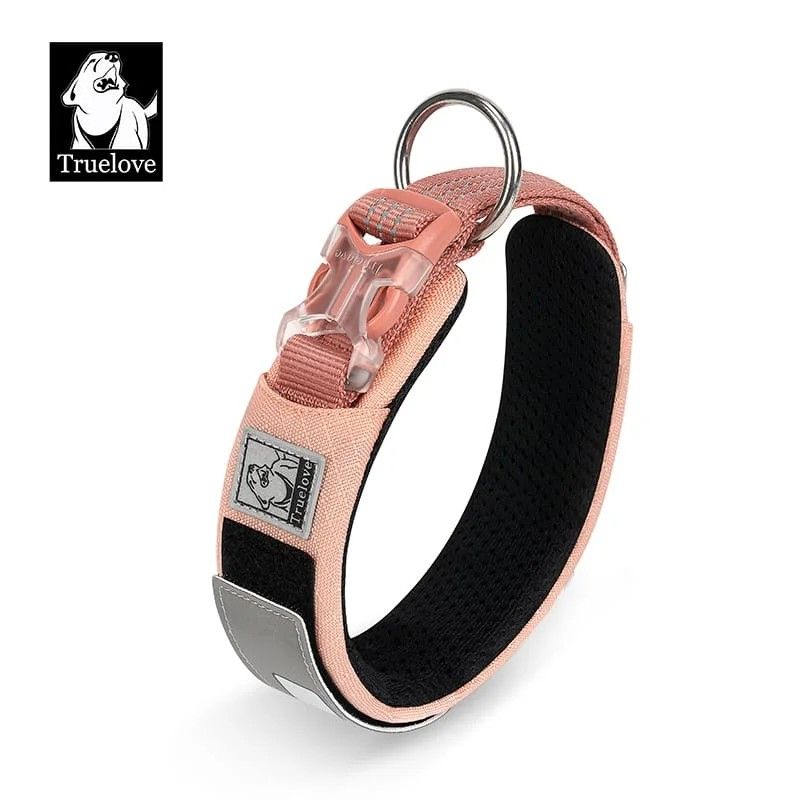 Truelove Personalized Pet Collar - Coral Pink