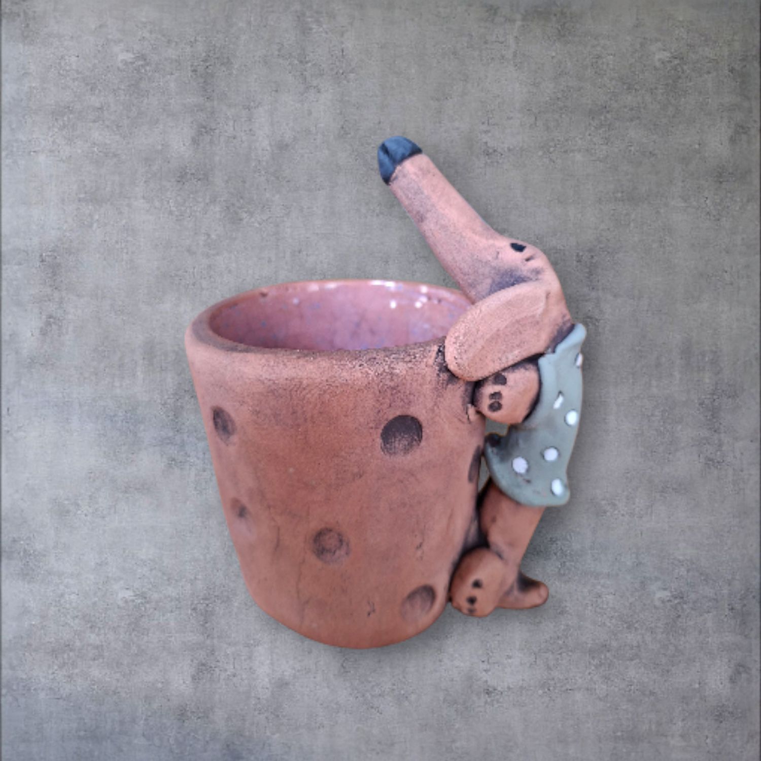 Ceramic Dachshund Teaspoon Holder - 5