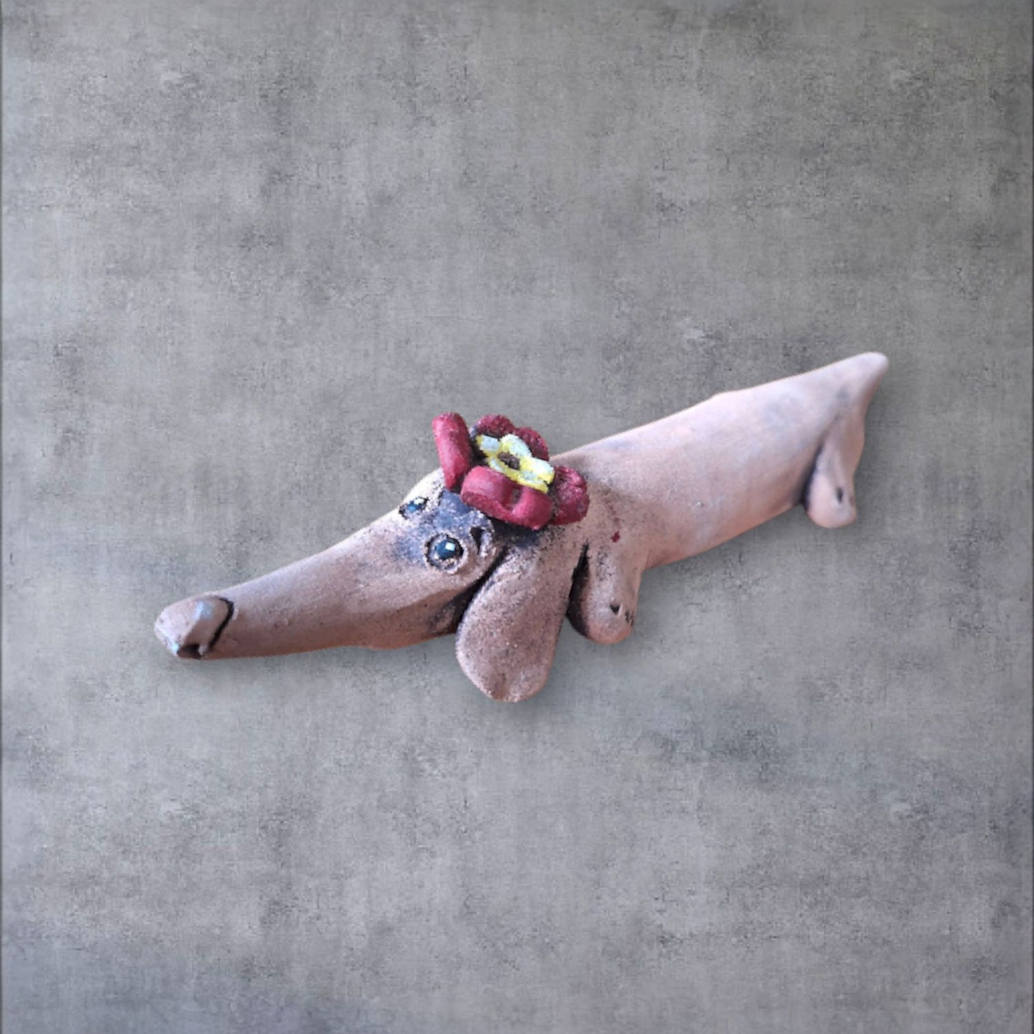 Ceramic Dachshund Ornament - Small - 1