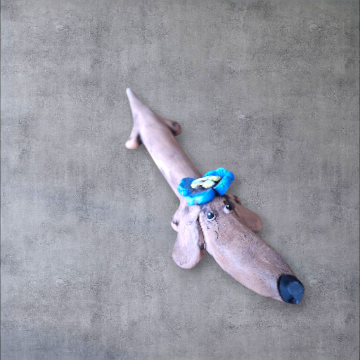 Ceramic Dachshund Ornament - Small - 4