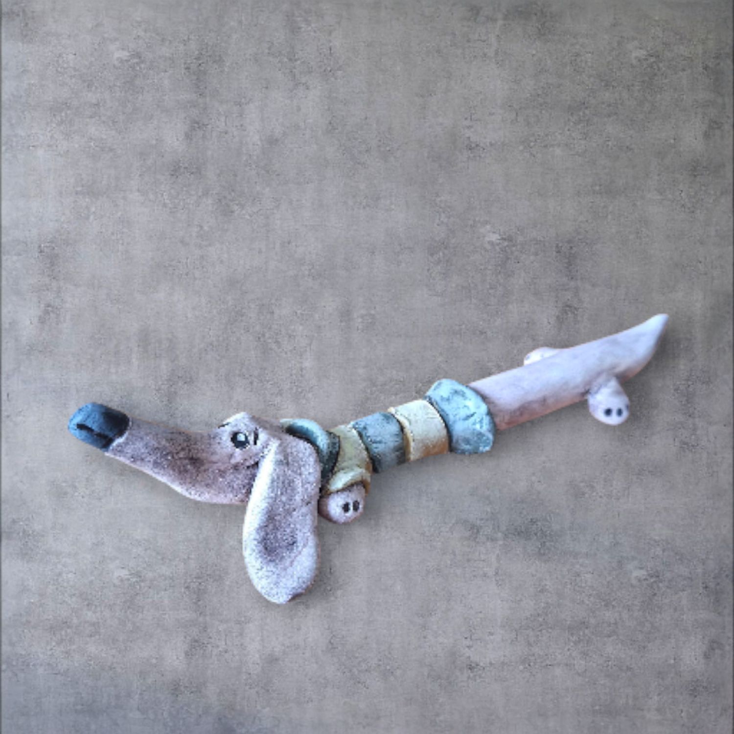 Ceramic Dachshund Ornament - Medium - 1