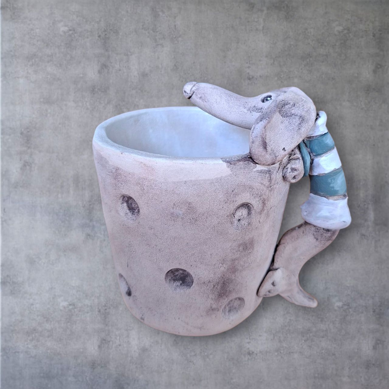 Ceramic Dachshund Teaspoon Holder - 3