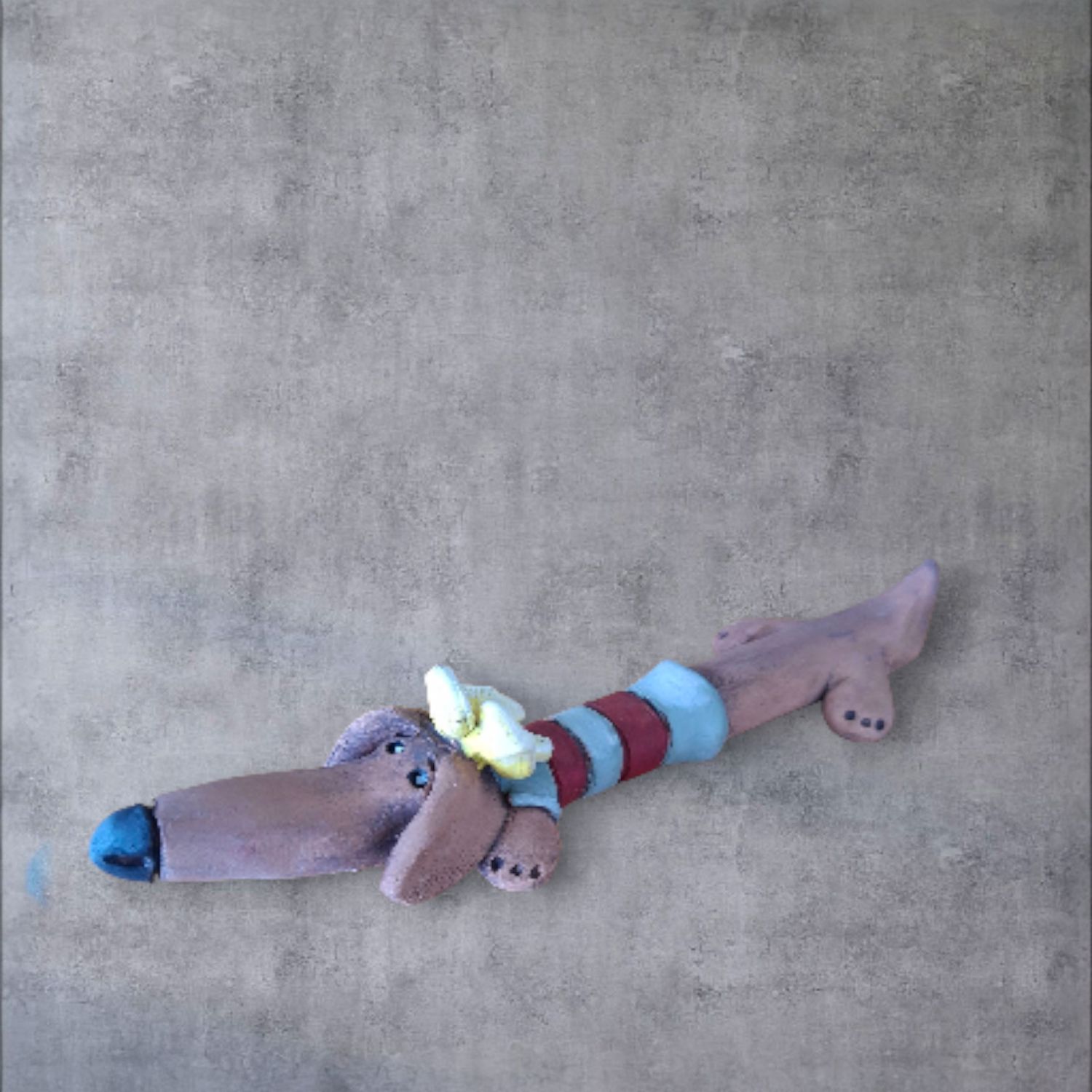 Ceramic Dachshund Ornament - Medium - 5