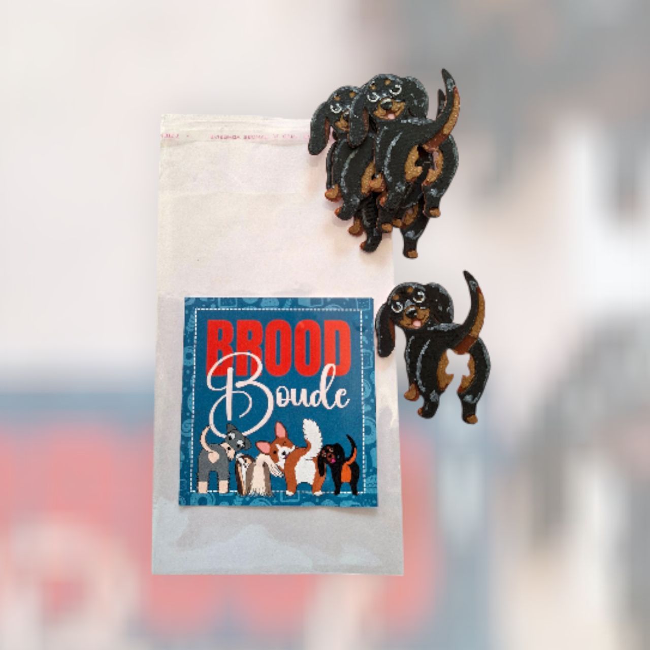 Bread Bums pack of 5 - Colourful Dogs - 11 Breeds (Afrikaans Label)