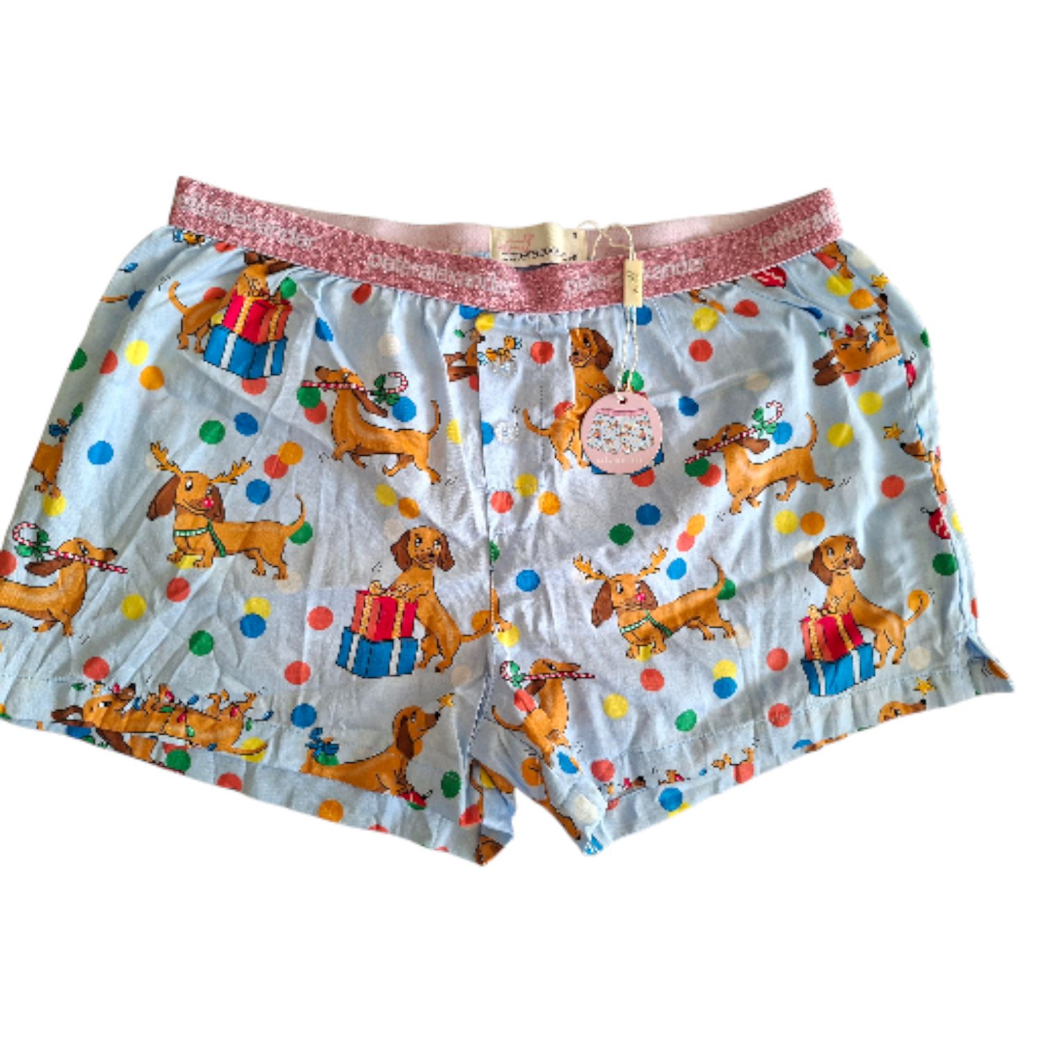 Peter Alexander Ladies Christmas PJ Shorts - Size Small Only