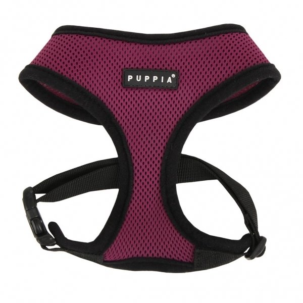 Puppia Harnesses - Beige Only - Medium, Size: Medium, Colour: Purple