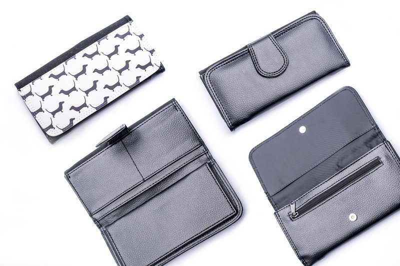 White & Black Wallet - Design 1