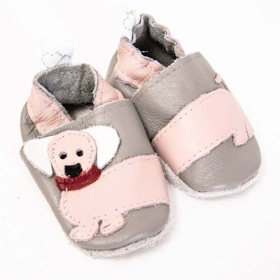 Dachshund Leather Baby Shoes – Girls Dachshund Leather Baby Shoes – Girls