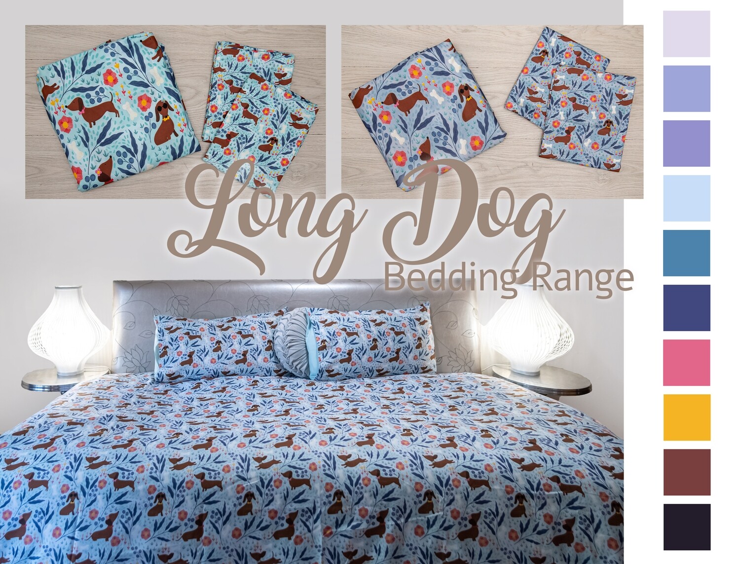 Duvet & Pillow Case Set - King - Duck Egg