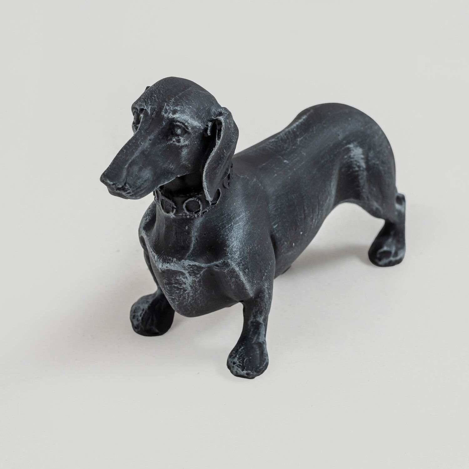 Dachshund Figurine - Grey - Matt Dachshund Figurine - Grey - Matt