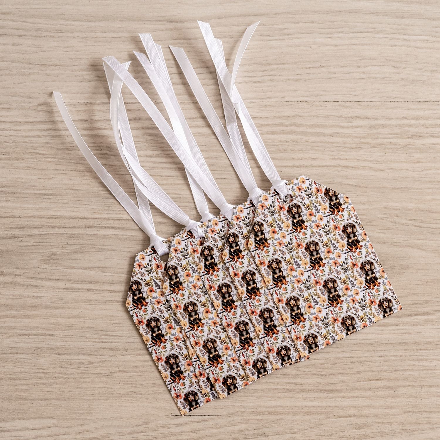 Gift Tags - set of 10 - Classic Floral