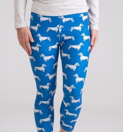 Leggings Blue - Mid length