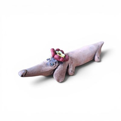 Ceramic Dachshund Ornament - Small - 1