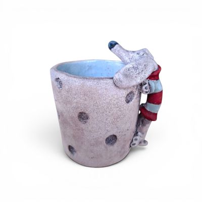 Ceramic Dachshund Teaspoon Holder - 2