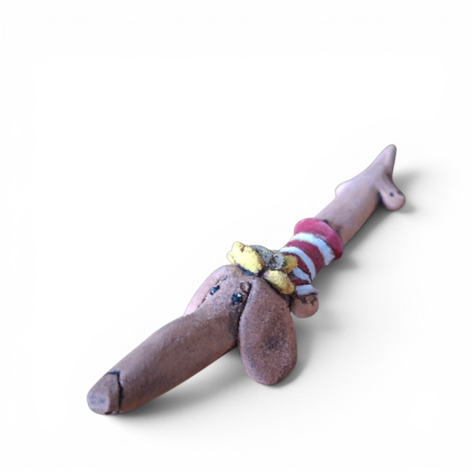 Ceramic Dachshund Ornament - Small - 4 Ceramic Dachshund Ornament - Small - 4