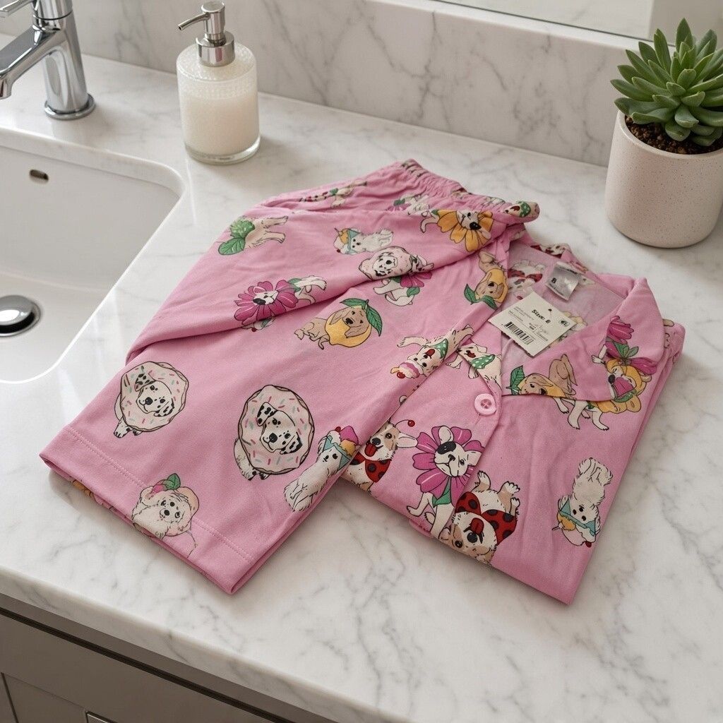 Ladies Summer PJs - Mixed Doggie