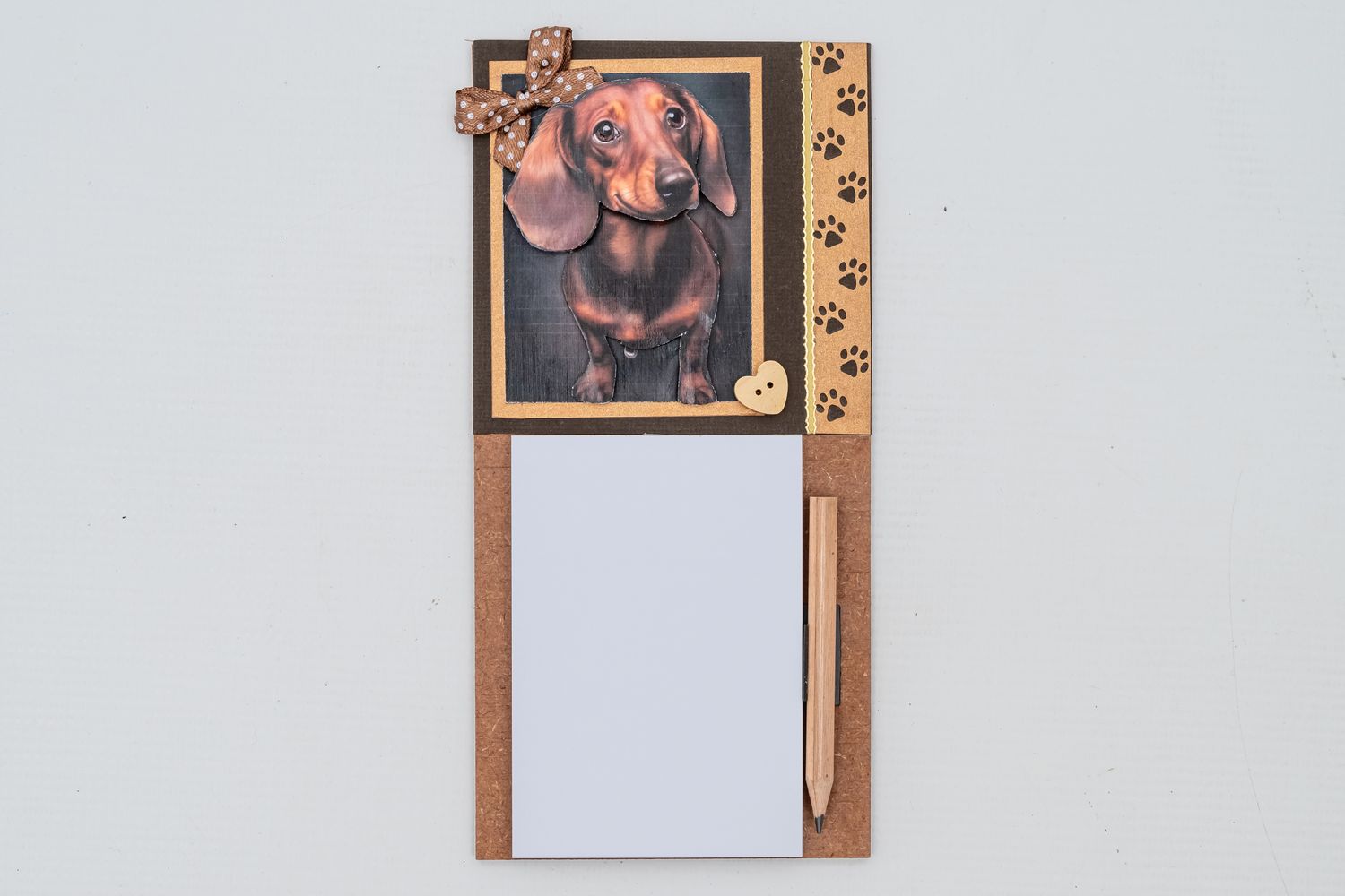 Handmade Fridge Notepad - 3D effect - Design 6