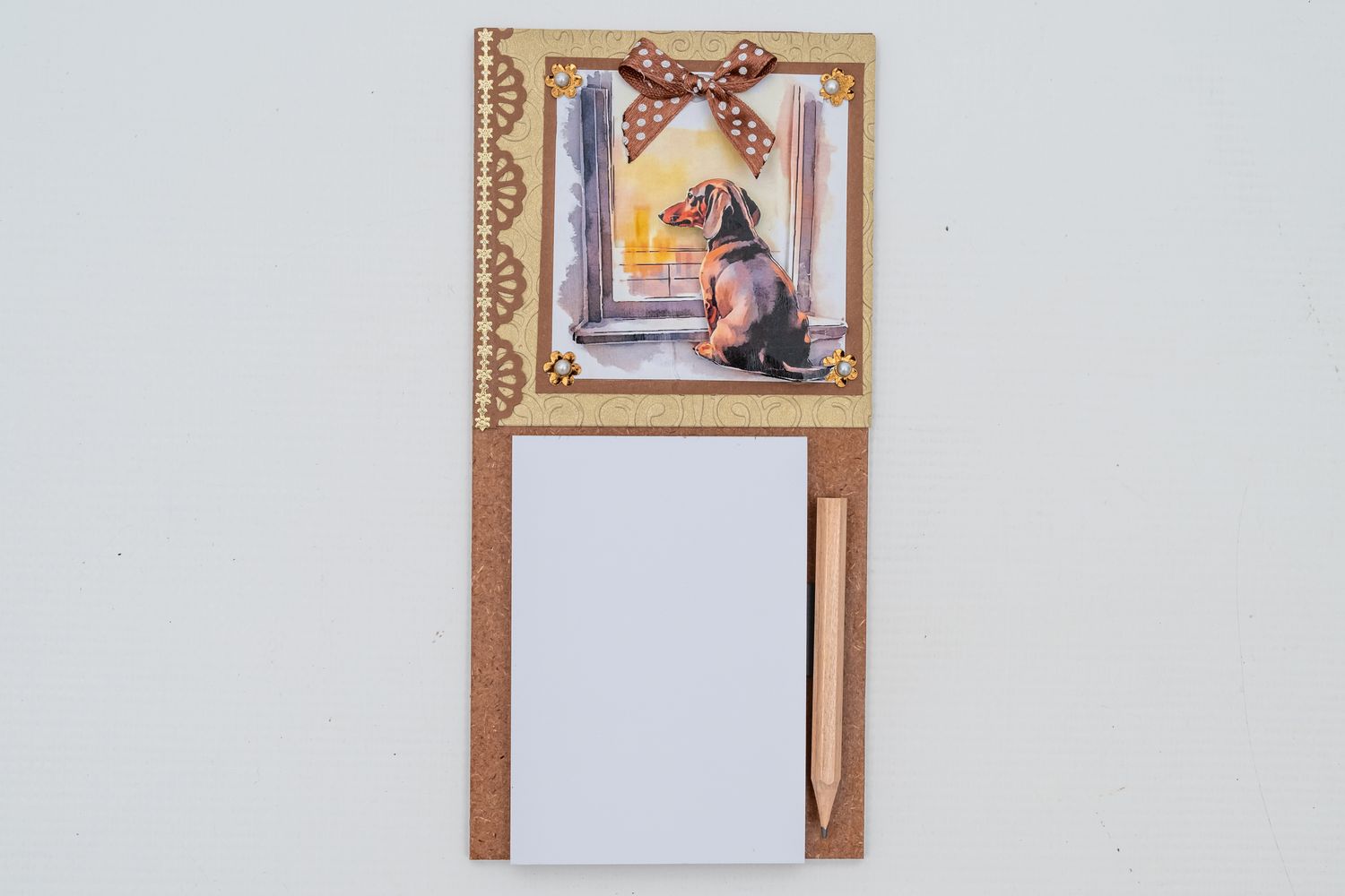 Handmade Fridge Notepad - 3D effect - Design 4