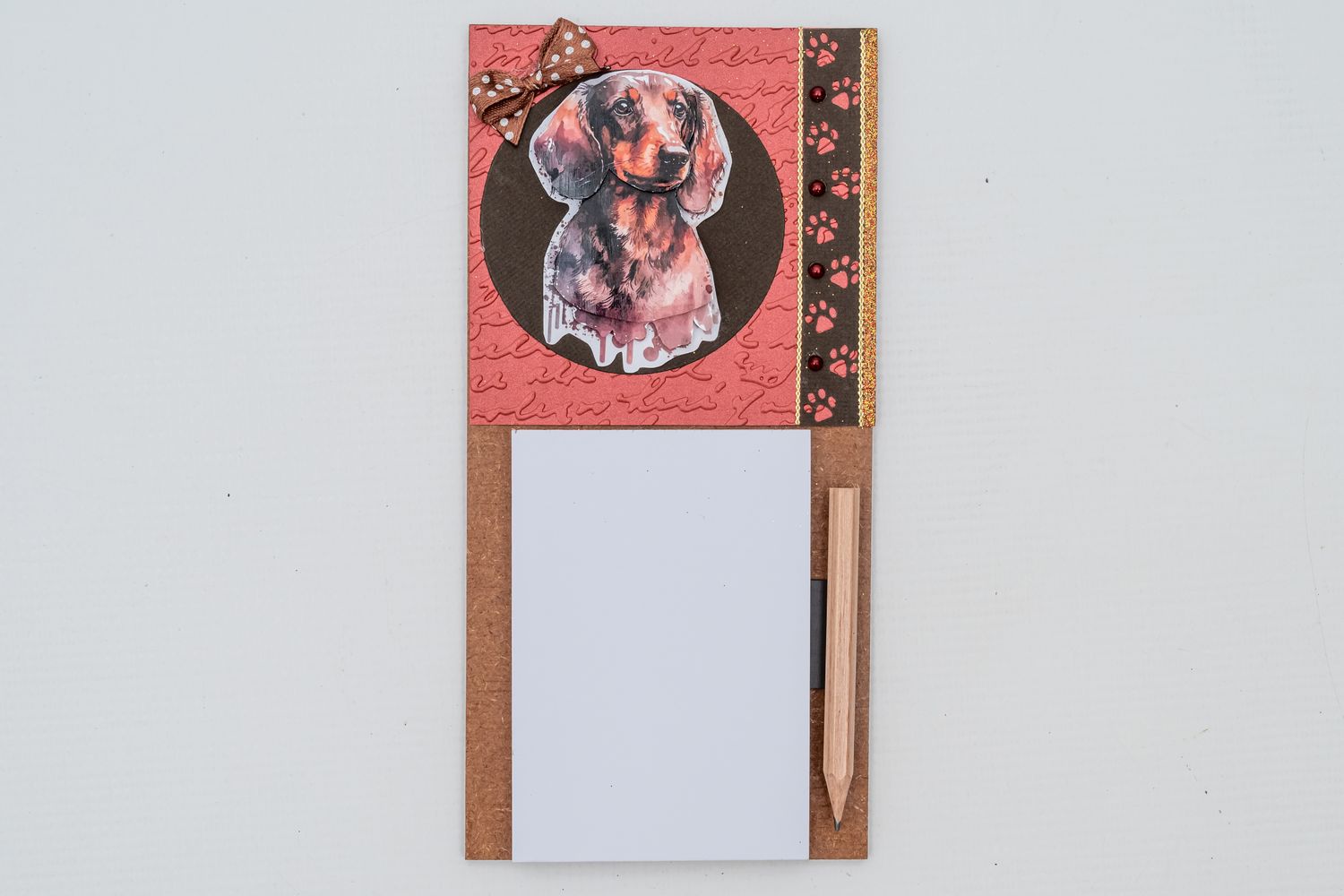 Handmade Fridge Notepad - 3D effect - Design 5