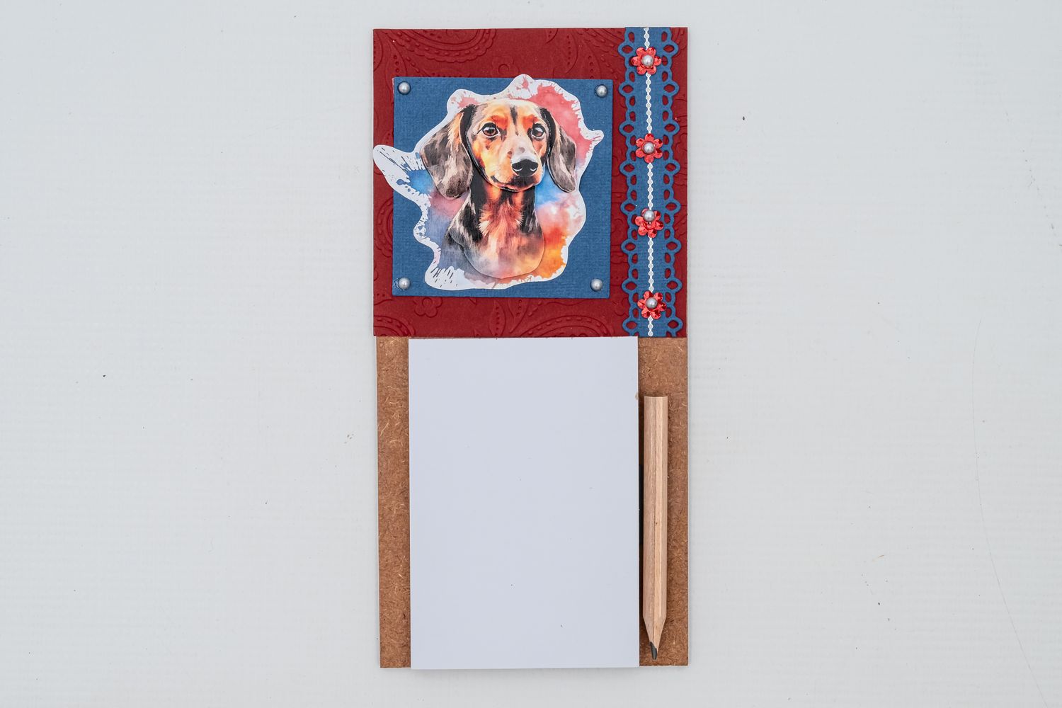 Handmade Fridge Notepad - 3D effect - Design 2