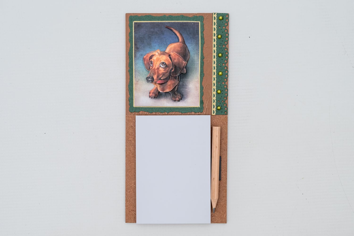 Handmade Fridge Notepad - 3D effect - Design 9