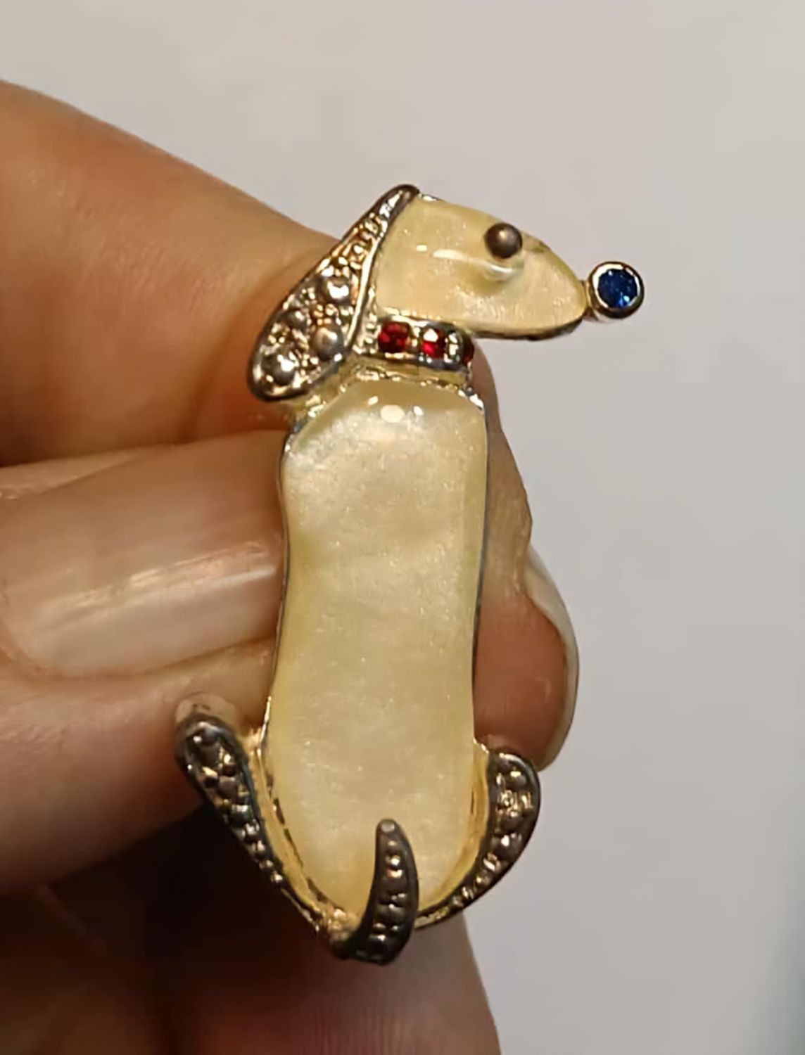 Quirky Dachshund Brooch