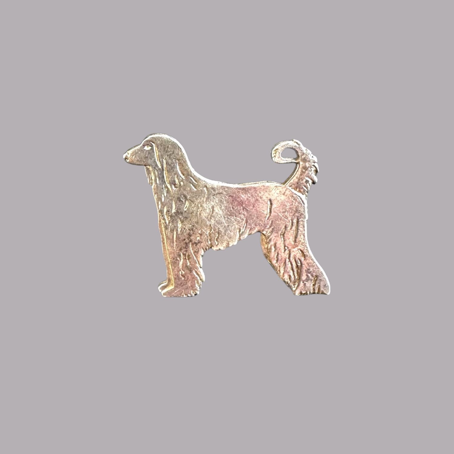 Vintage style brooch / Pin of an Afghan Hound